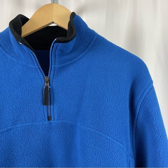 Vintage Large Heavy Fleece Outdoor Half Zip Pullover Winter Ski Snowboard Warm - Picture 6 of 6